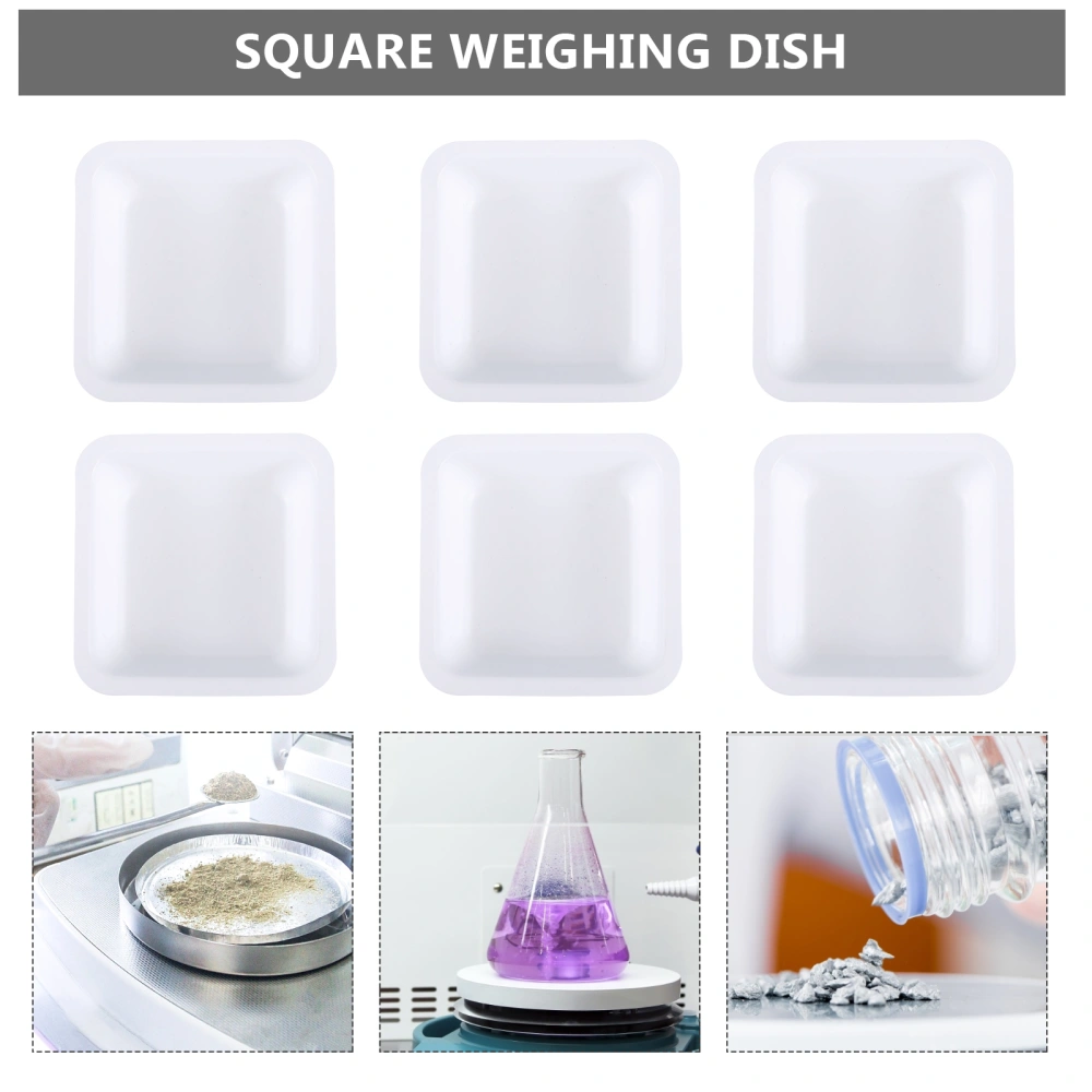 50pcs Plastic Weighing Plate Weighing Boat Weighing Dish Laboratory Supply 100ml