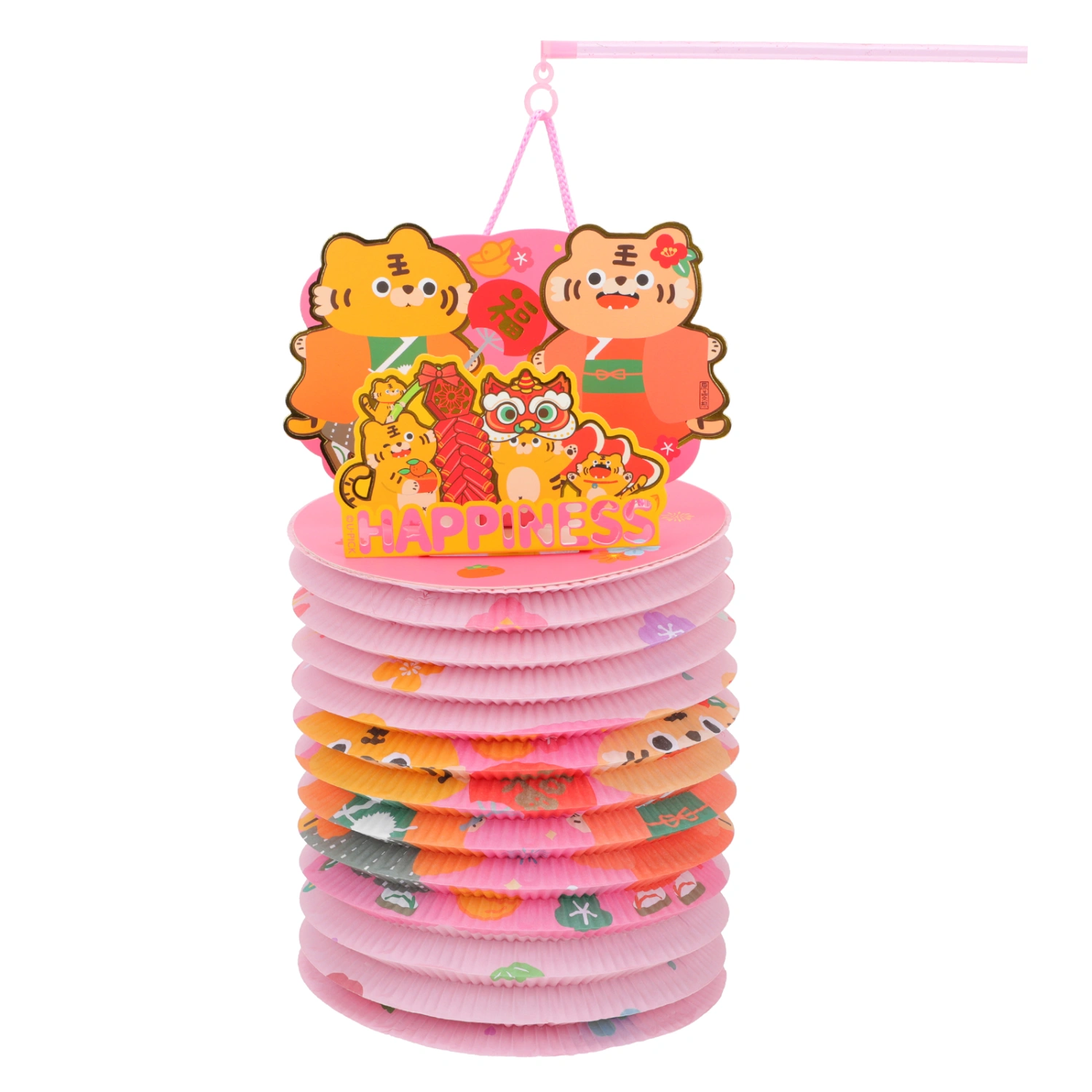 Chinese New Year Lantern Spring Festival Paper Lantern LED Projection Lantern