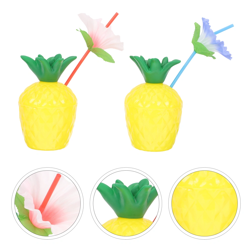 2pcs Cartoon Fruit Cups Cocktail Cup Decorative Wine Drinking Cup Tiki Cup