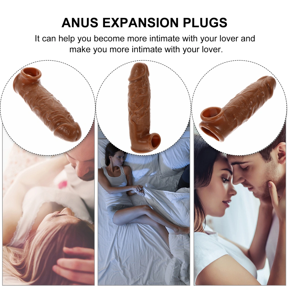 1pc Unique Erotic Toy Penis Sleeve Spike Cover Flirting Toy Male Penis Cover