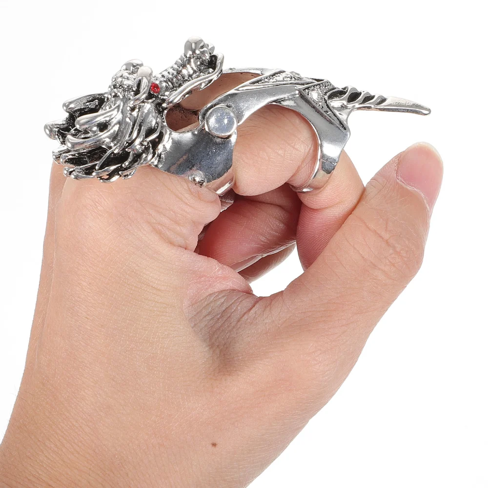 5pcs Finger Ring Punk Style Ring Gothic Ring Jewelry Gift for Women Men