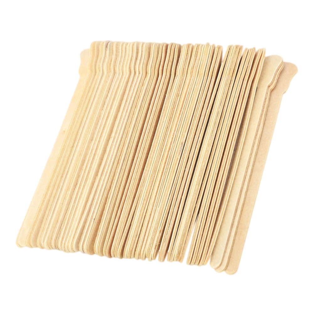 100pcs Disposable Waxing Rods Wax Stirring Stick Beauty Supplies for Women Girls Students