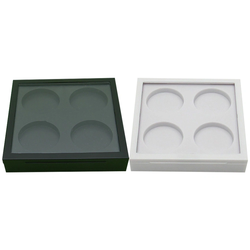 2Pcs Empty Blusher Lipstick Eyeshadow Trays Cosmetics Sub Package Storage Trays