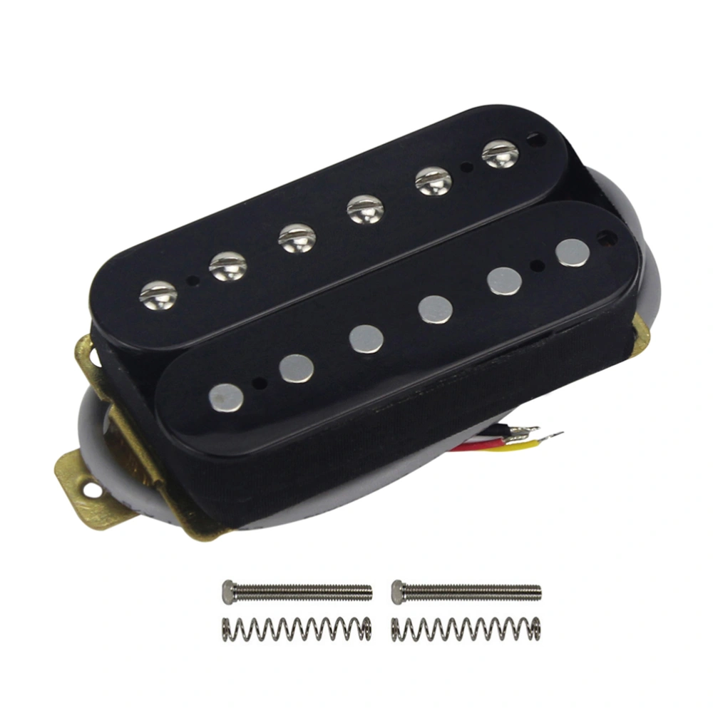 Electric Guitar Double Coil Pickup Guitar Accessories(Black Neck)