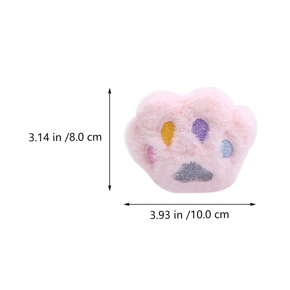 6PCS Funny Cat Plush Plaything Lovely Cat Claw Catnip Plush Toy Pet Cat Supply
