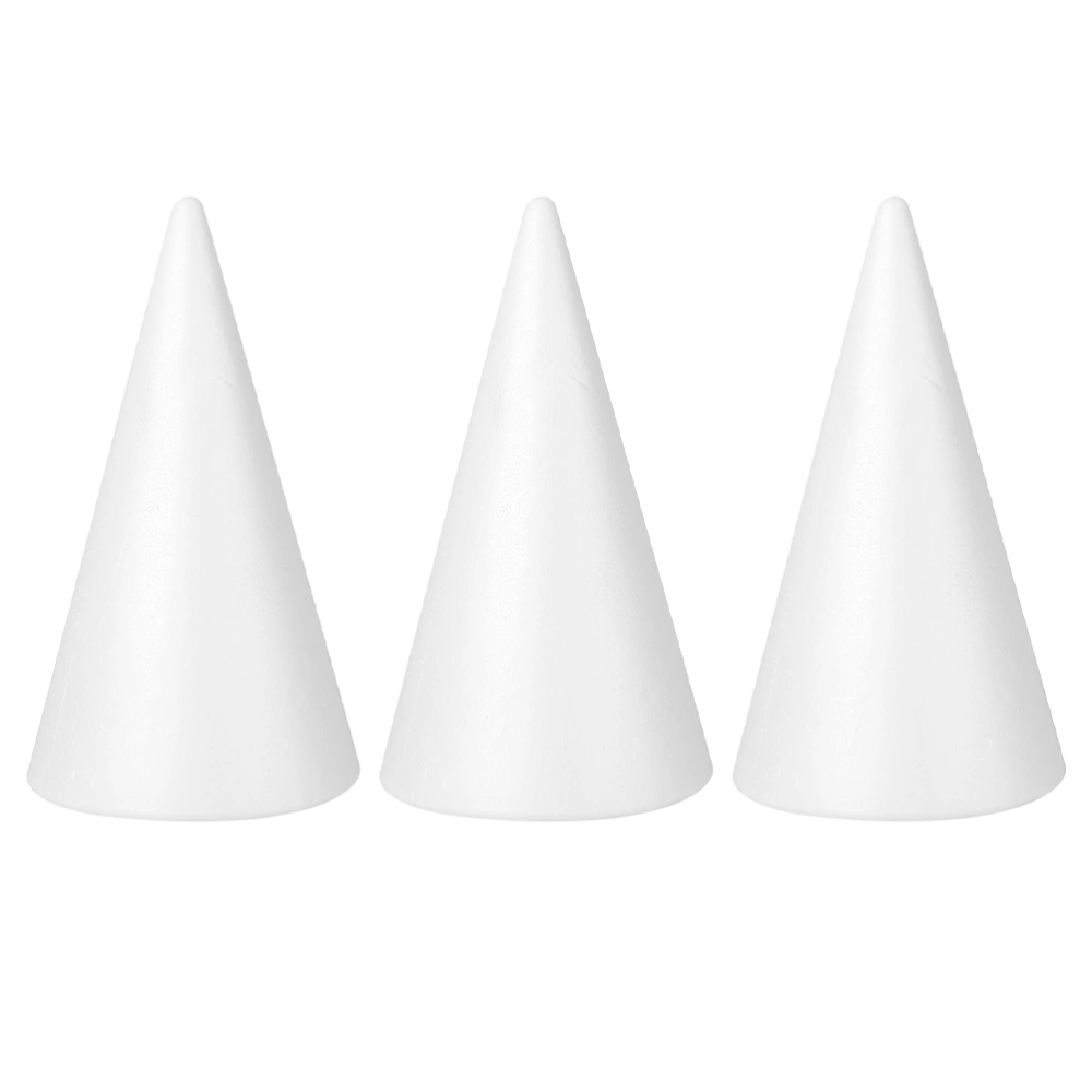 3pcs Cone Shape Toys Children DIY Party Decoration Cone Adornments DIY Supplies