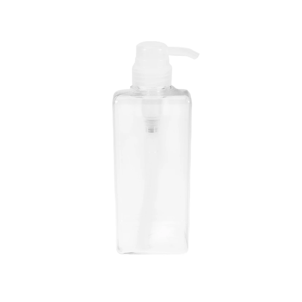 650ml Shower Gel Bottles Containers Toiletry Bottles Refillable Shampoo Container Liquid Bottle White