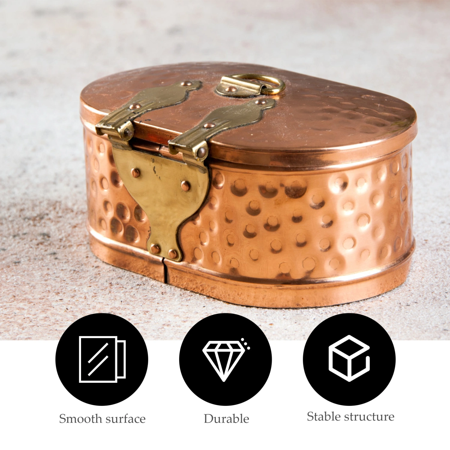 3pcs Wooden Box Lock Latches Jewelry Box Lock Hasp Antique Gift Box Lock Latches