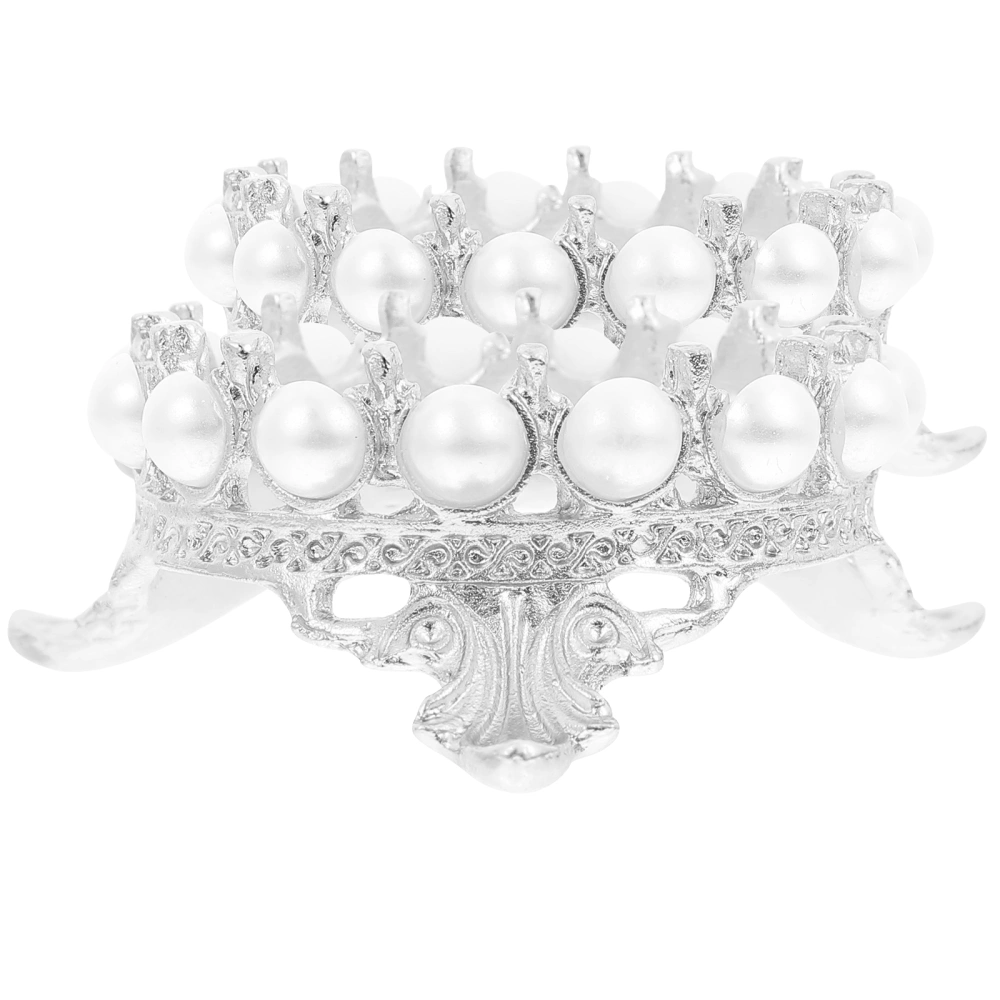 2Pcs Creative Crystal Ball Base Crown Shape Crystal Ball Holder Crystal Ball Stand