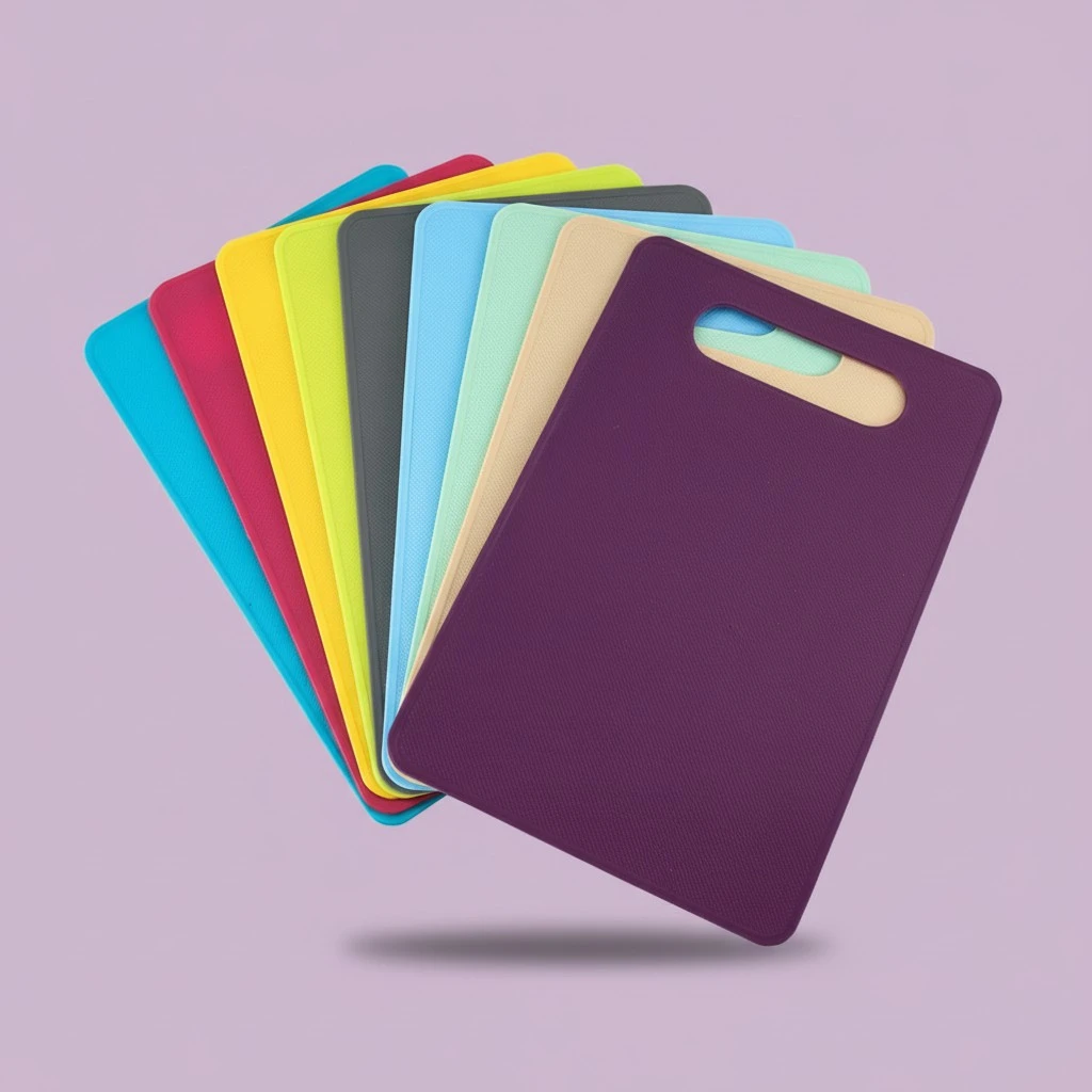 Kitchen Plastic Chopping Board Antibacterial Non-Slip Cutting Board Chopping Block (Random Color)