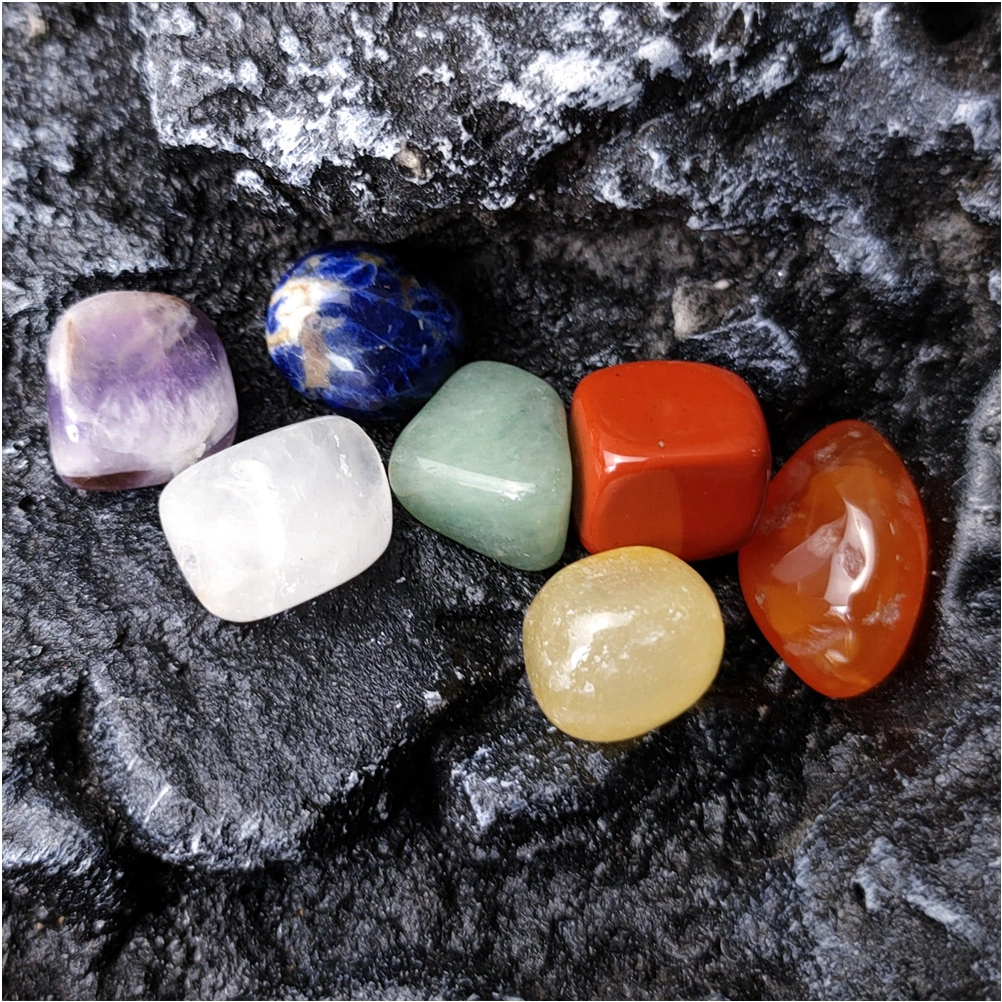 14pcs Natural Healing Crystals Chakra Stones Colorful Crystals Healing Stones