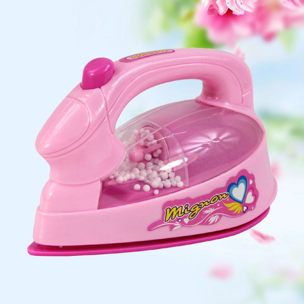 1PCS Play House for Kids Pretend Play Toy Set Electric Iron for Girls Toddlers