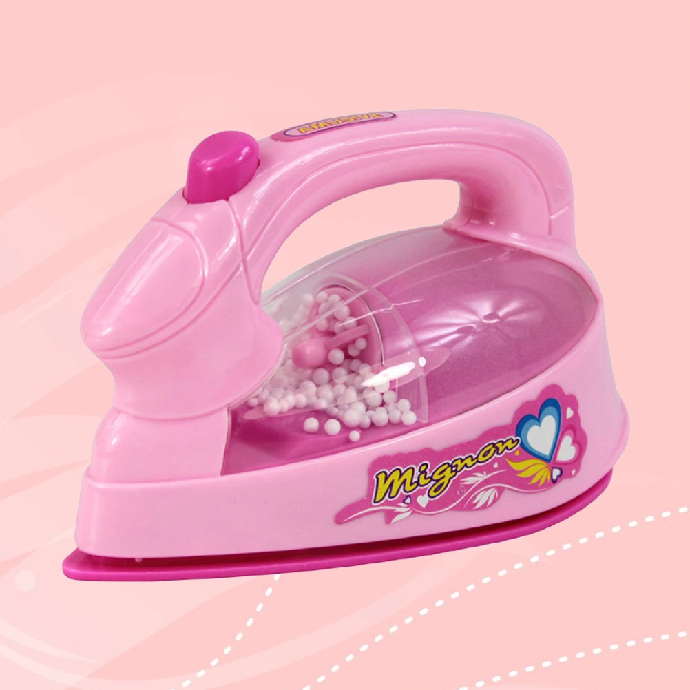 1PCS Play House for Kids Pretend Play Toy Set Electric Iron for Girls Toddlers