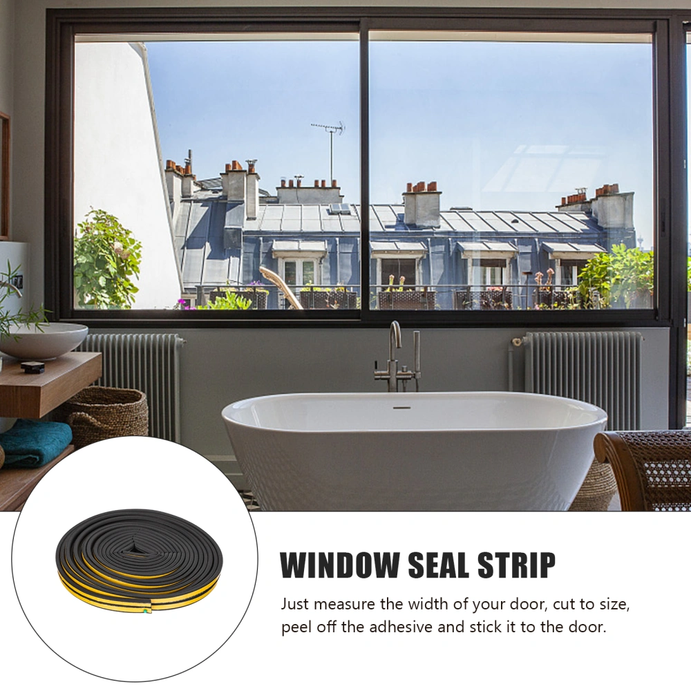 Self-adhesive Seal Strip Door Weather Stripping Noise Stopper Soundproof Stripping