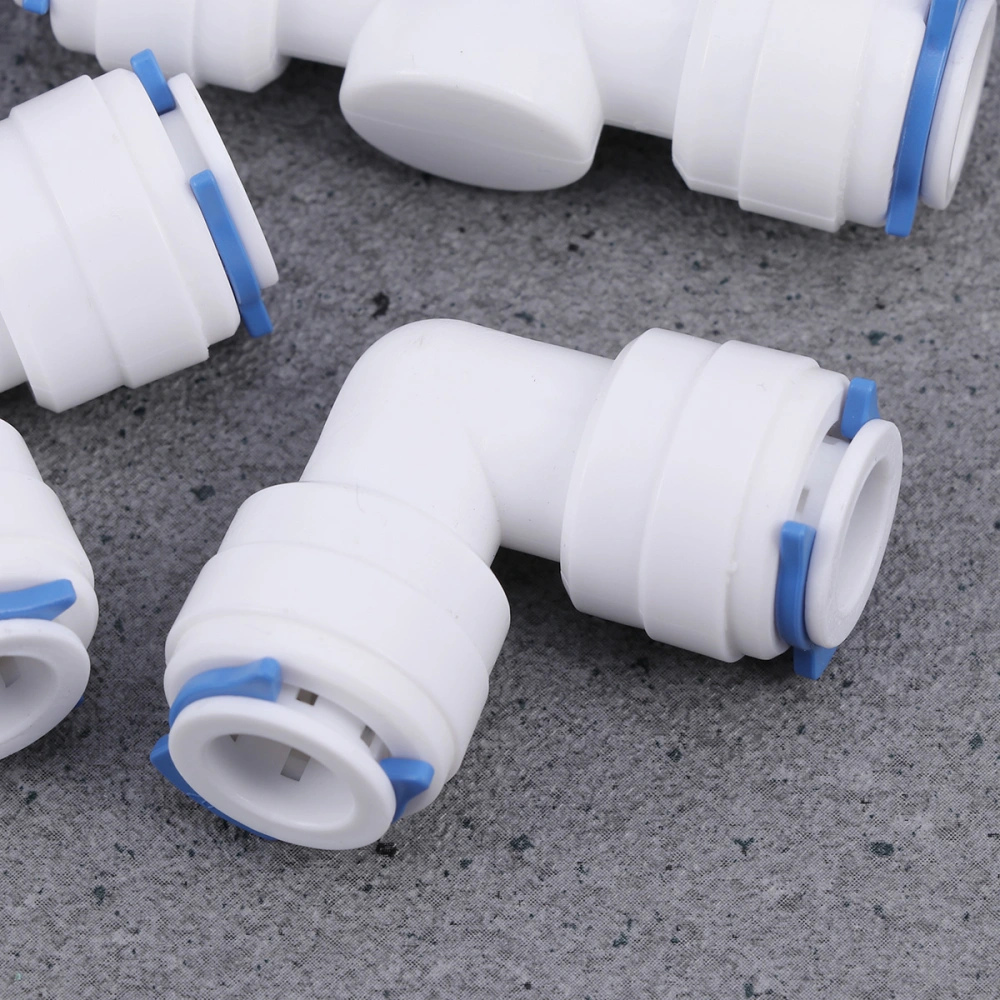 8 Pcs 3/8 Inch Professional Quick Connect Push In to Connect Water Tube Fitting Set