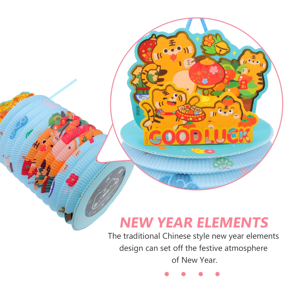 Chinese New Year Lantern Spring Festival Paper Lantern LED Projection Lantern