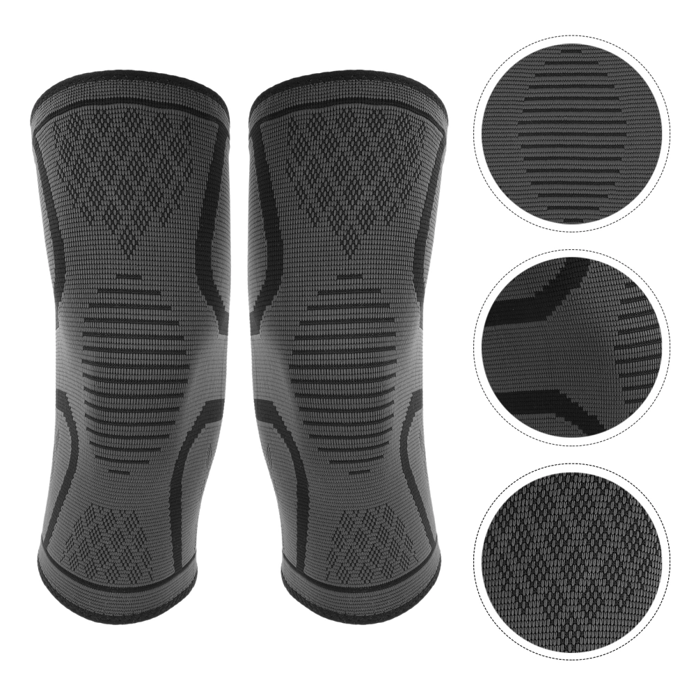 2Pcs Comfortable Running Knee Braces Breathable Knee Protective Covers Knee Pads