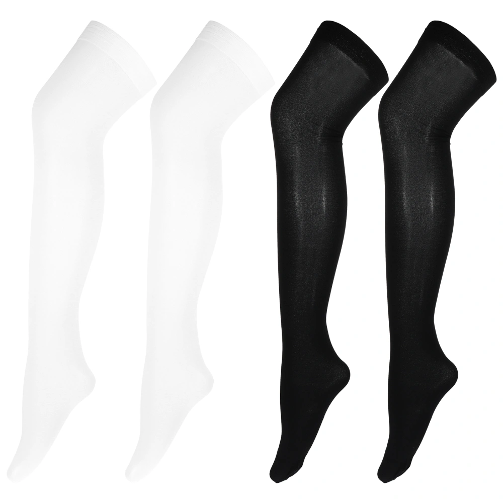 2 Pairs Adults Party Performance Stockings High Socks Clothing Accessories