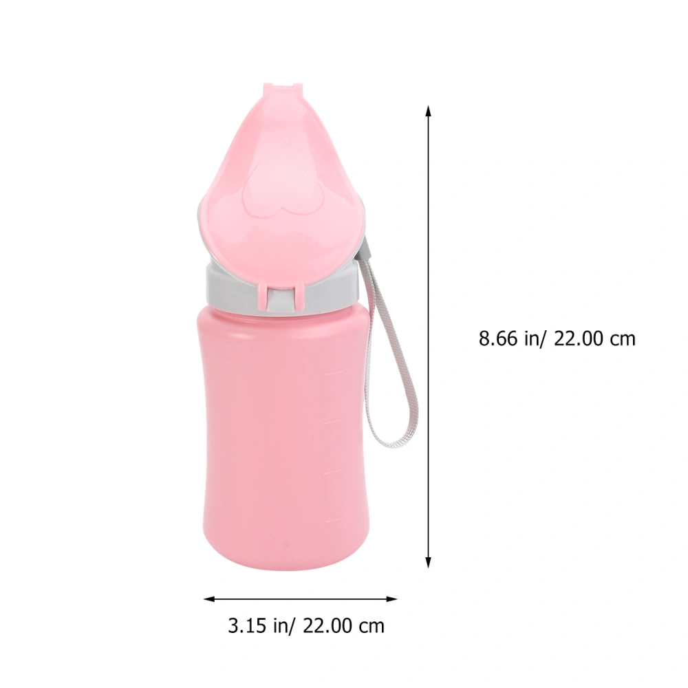 Portable Car Urinal Children Travel Toilet Practical Kids Night Urinal (Pink)