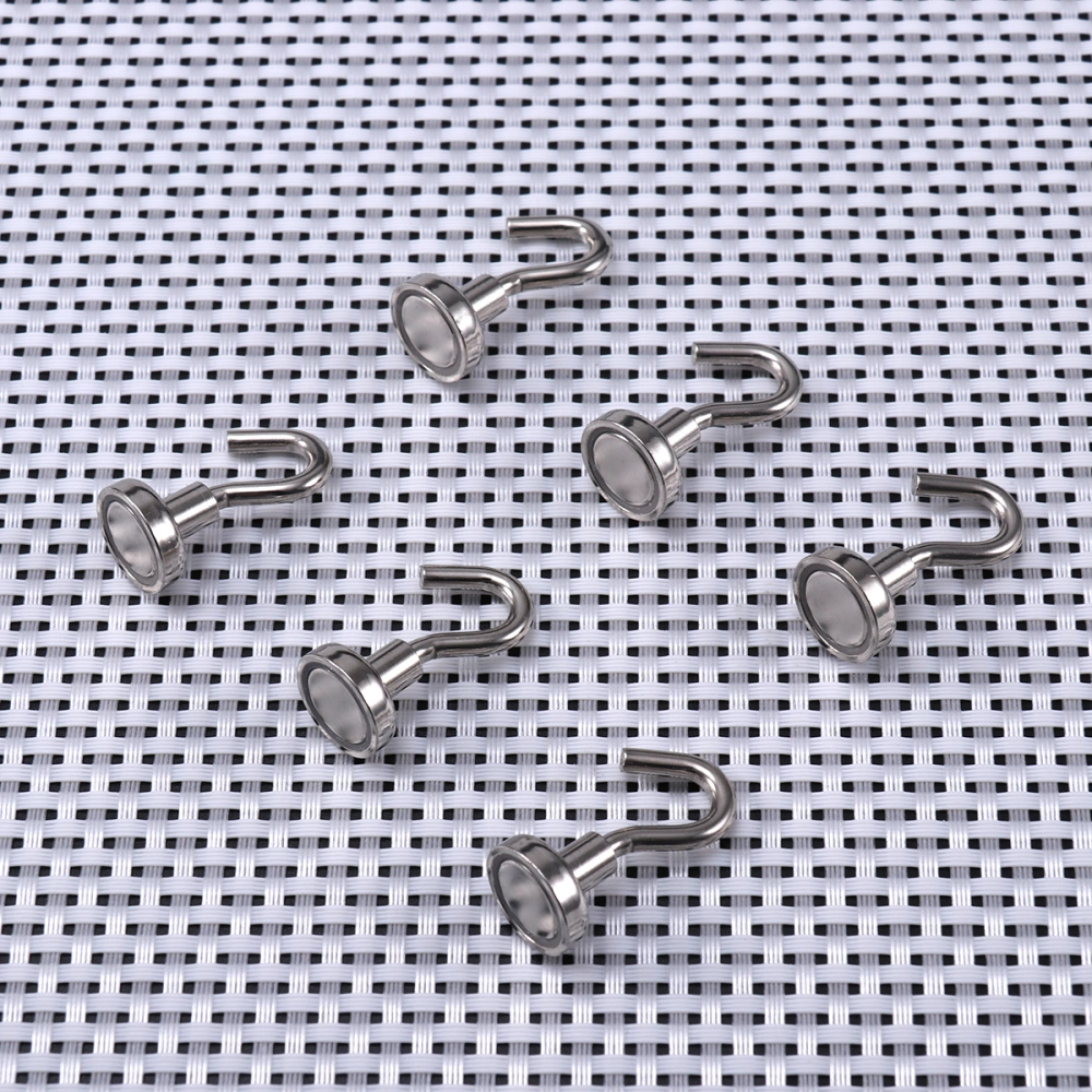 10 Pcs Heavy Duty Strong Magnetic Hooks for Storage and Organization Home Kitchen Accessories (D16)