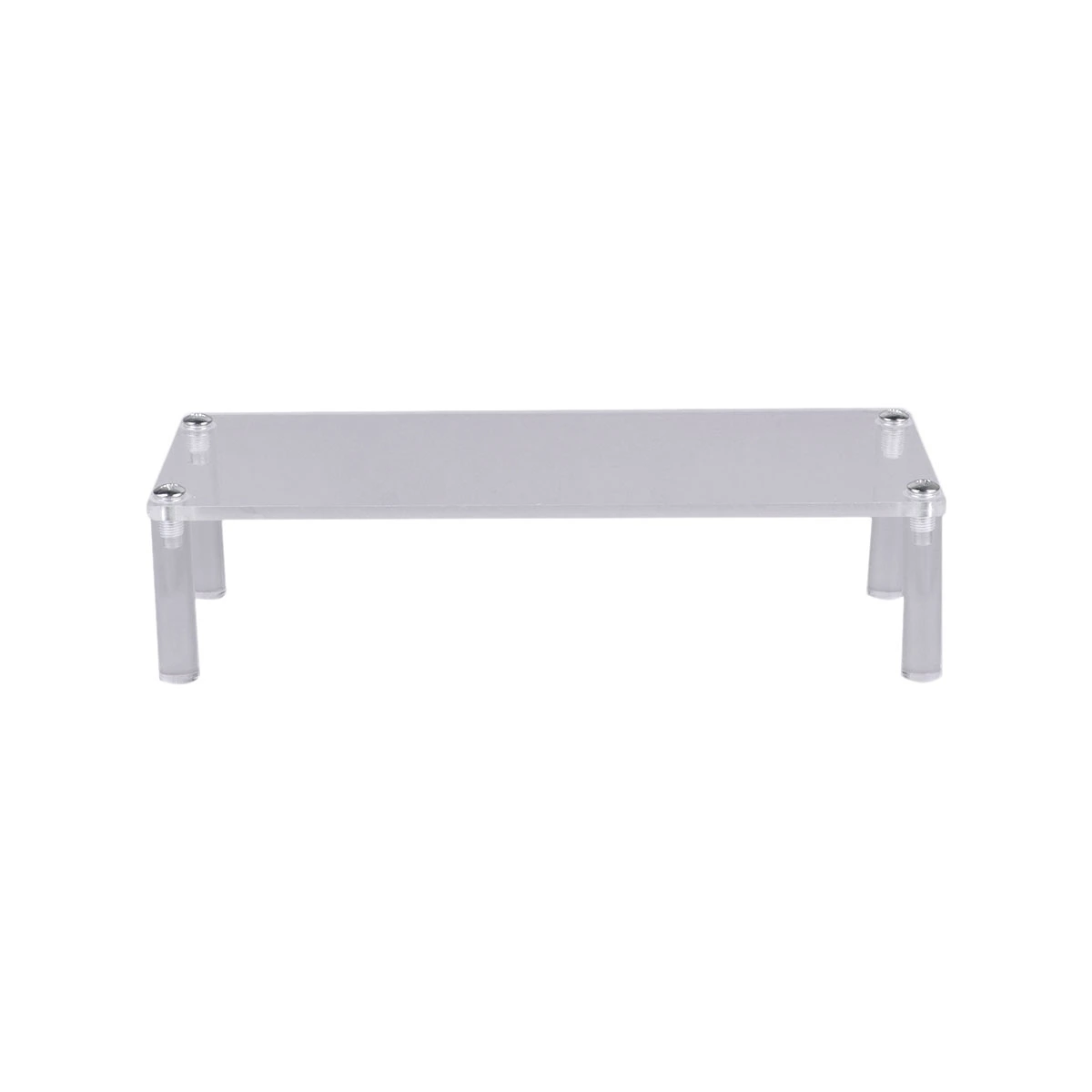 Acrylic Desktop Storage Rack Doll Toy Car Model Dispaly Stand Office Table Organizer Desk Storage Cotainer (Single Layer)