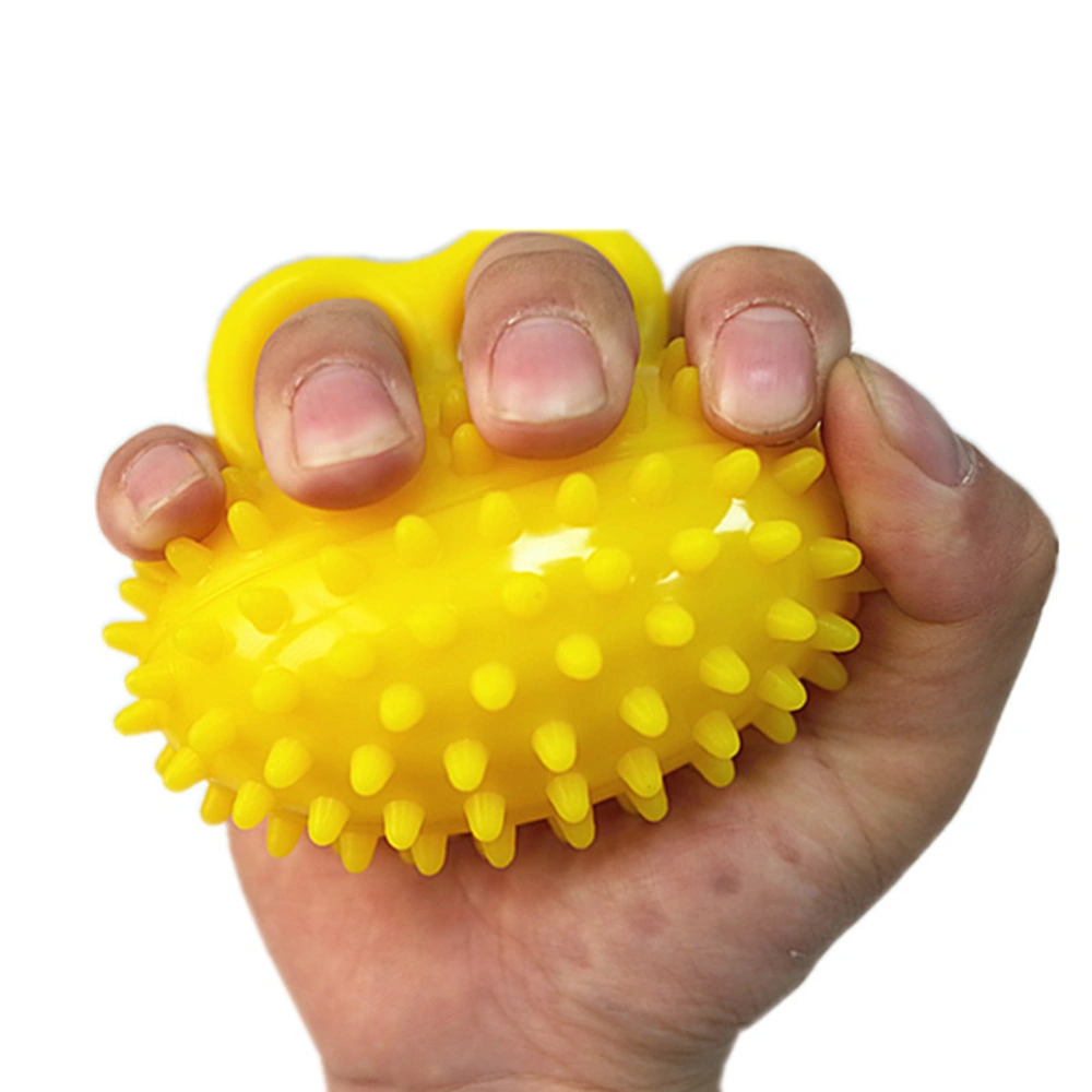 Hand Strengthener Gripper Trainer Grip Ball For Relief Injury Rehabilitation Recovery (Yellow)