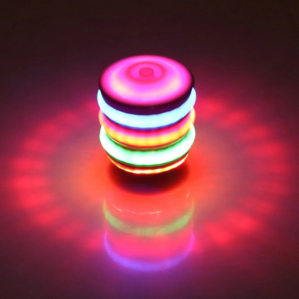 Funny Flashing Music Gyro Gyrator LED Shining Toys Party Supplies for Kids Gift