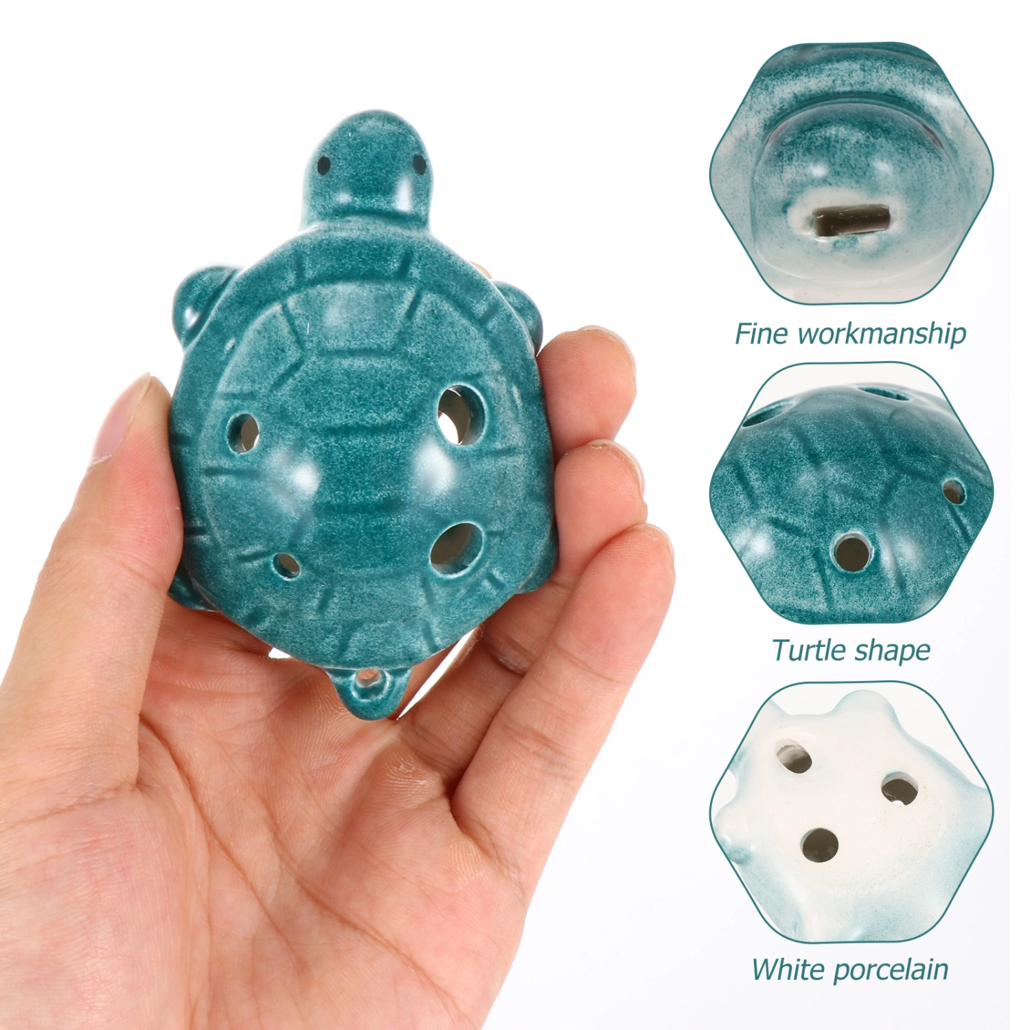 1 Set Ocarina Flute Turtle Shape Ocarina Adorable Ocarina Flute Beginner Ocarina