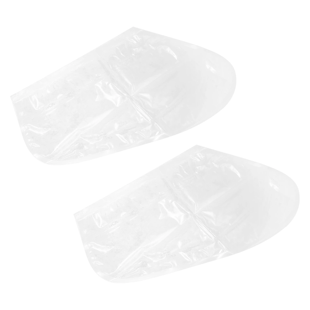 2 Pairs of Safe Exfoliating Foot Masks Practical Callus Removers (White)