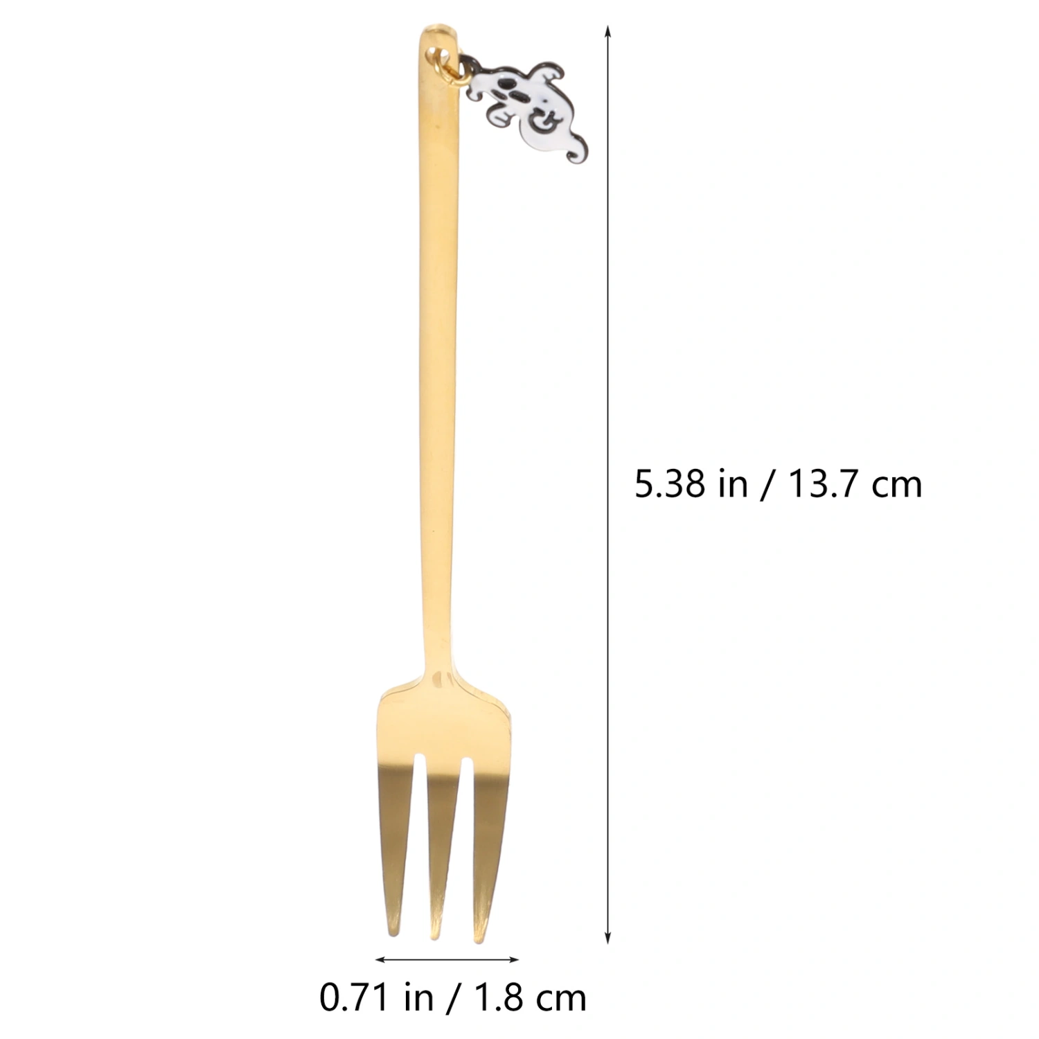4pcs Halloween Tableware Fruit Forks Dessert Cake Forks Stainless Steel Forks