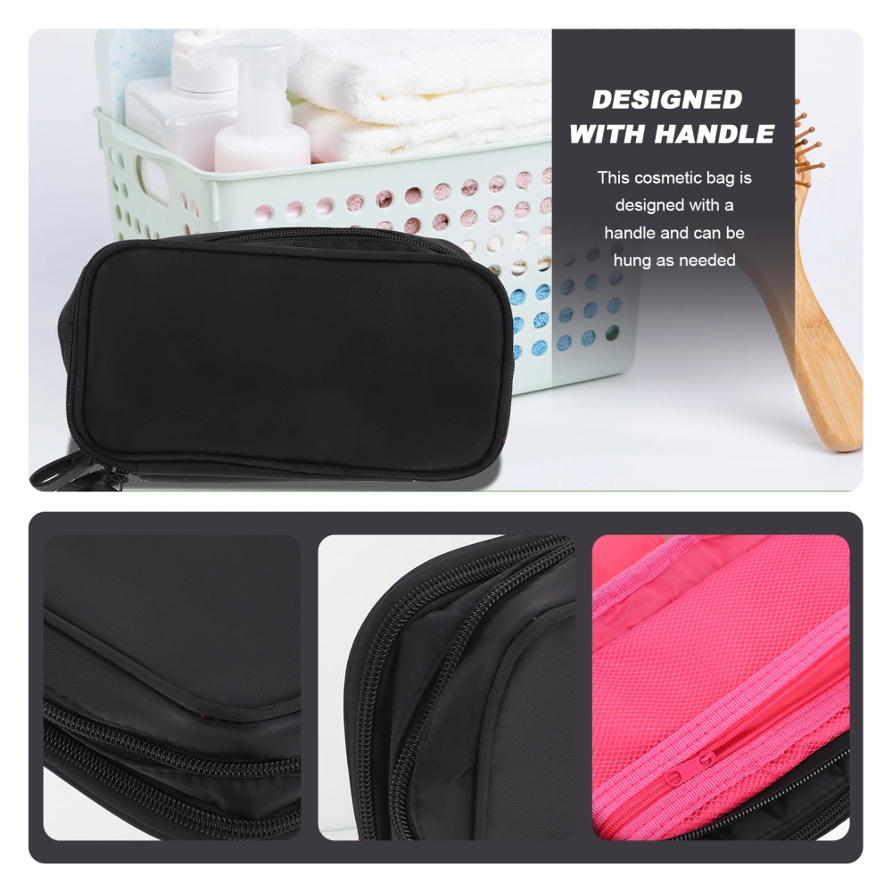 Portable Lipstick Storage Bag Essential Oil Bottle Pouch Double-layer Cosmetic Storage Bag