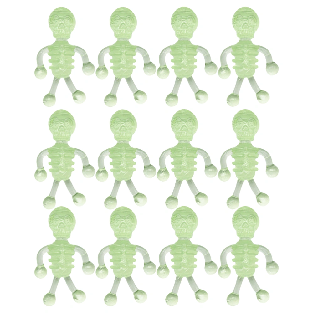 50pcs Skull Skeleton Prop Halloween Layout Decoration Chic Small Toys