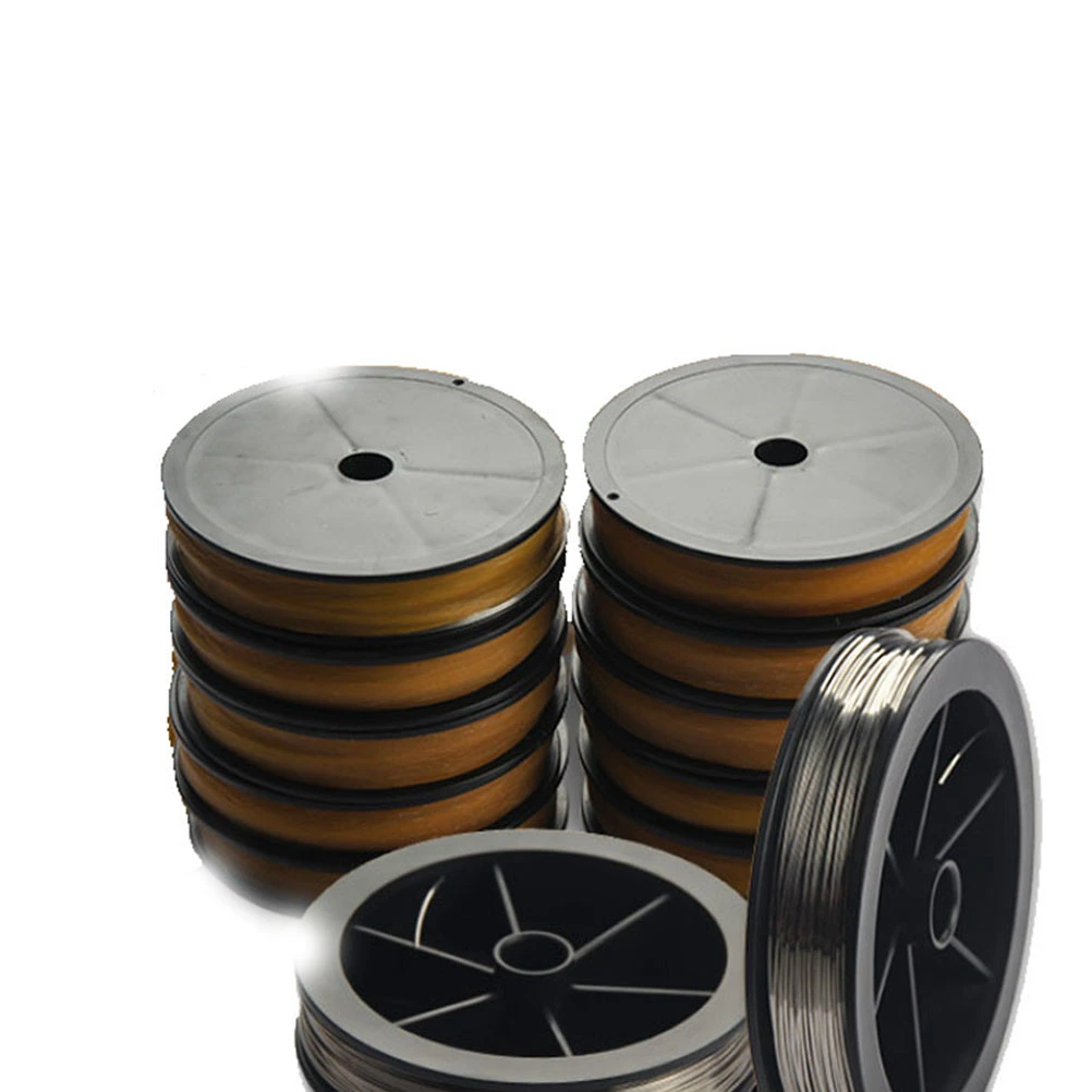 1 Roll of Four-edge Steel Wire Rope for Wind Shield Removal Car Glass Disassembly Steel Wire Elastic Wind Shield Cutting Rubber Special Steel Wire Pulling Rope(Golden)