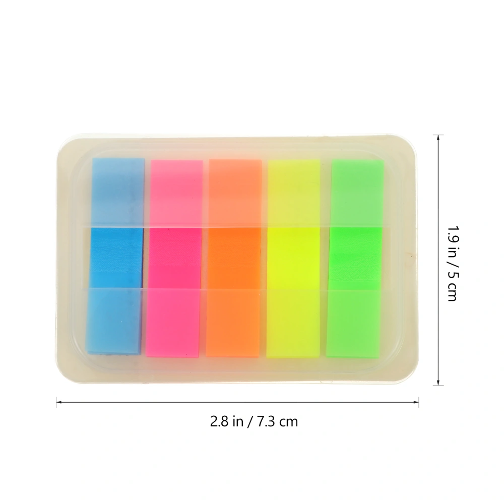 5 Boxes Fluorescent Sticky Memo Notes Self-adhesive Notes Memo Pads Index Tabs