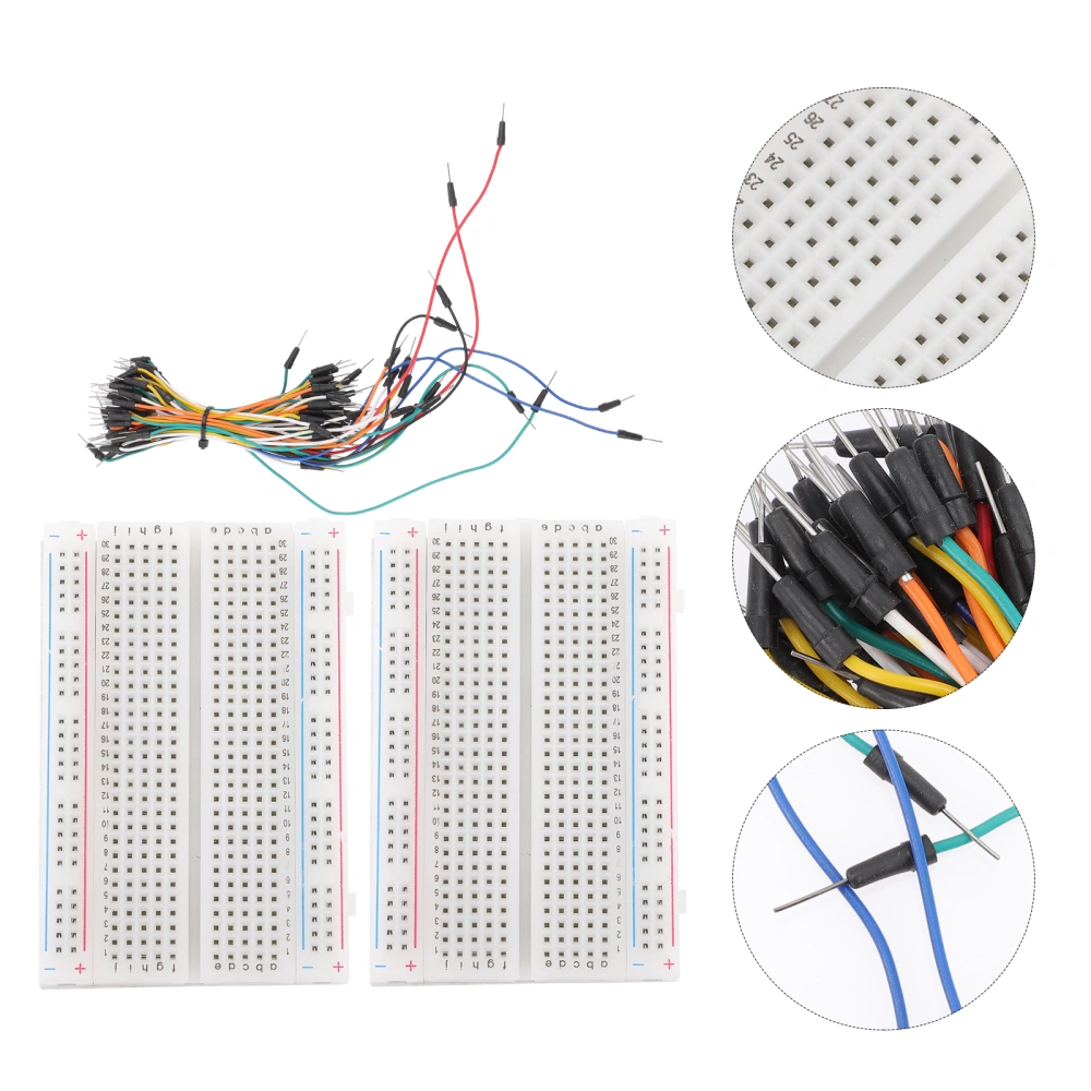 1 Set Bread Board With Preformed Breadboard Jumper Wire For Development Board