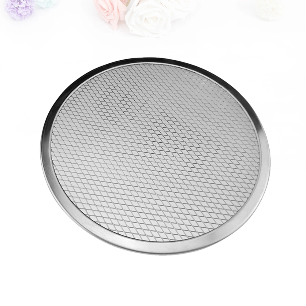 12inch Pizza Baking Pan Thickened Aluminium Pizza Tray Non-stick Scratch Resistant