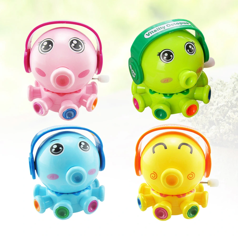 3pcs Octopus Toy Funny Cochain Rotation Toy Creative Educational Toy for Kids Baby (Random Color)