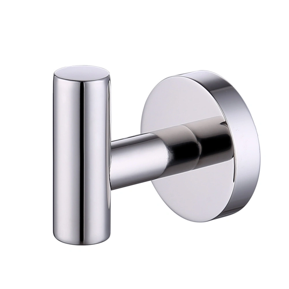 304 Stainless Steel Coat Hook Simple Modern Robe Hook Wall-mounted Towel Hook for Bathroom Living Room(Chrome-plated)