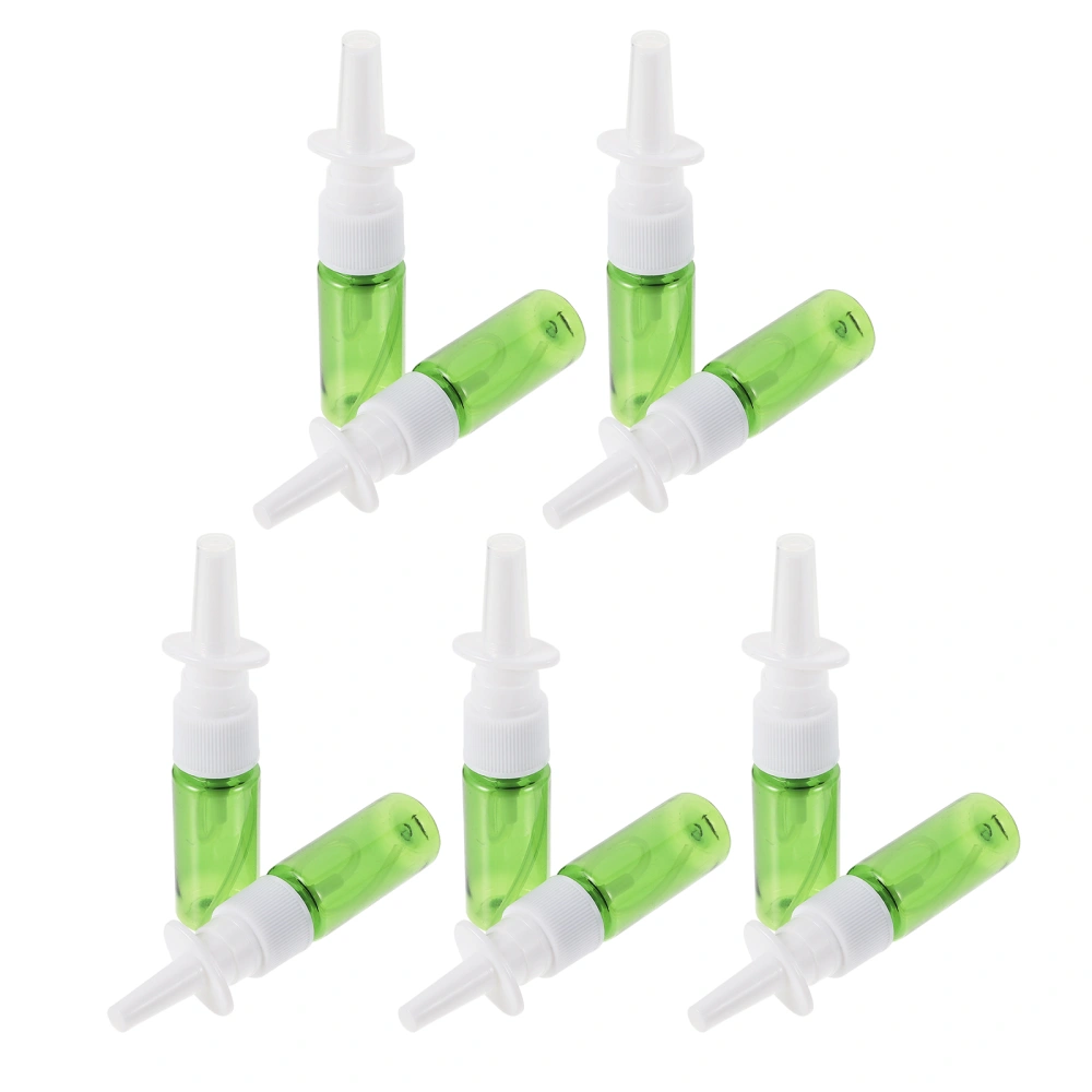 10Pcs Spray Bottle Containers Nasal Spray Bottles Traveling Liquid Bottles