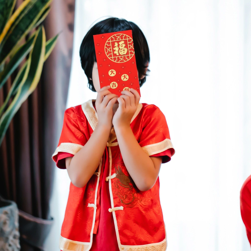 30pcs Delicate Chinese Theme New Year Red Envelopes Unique Red Packets