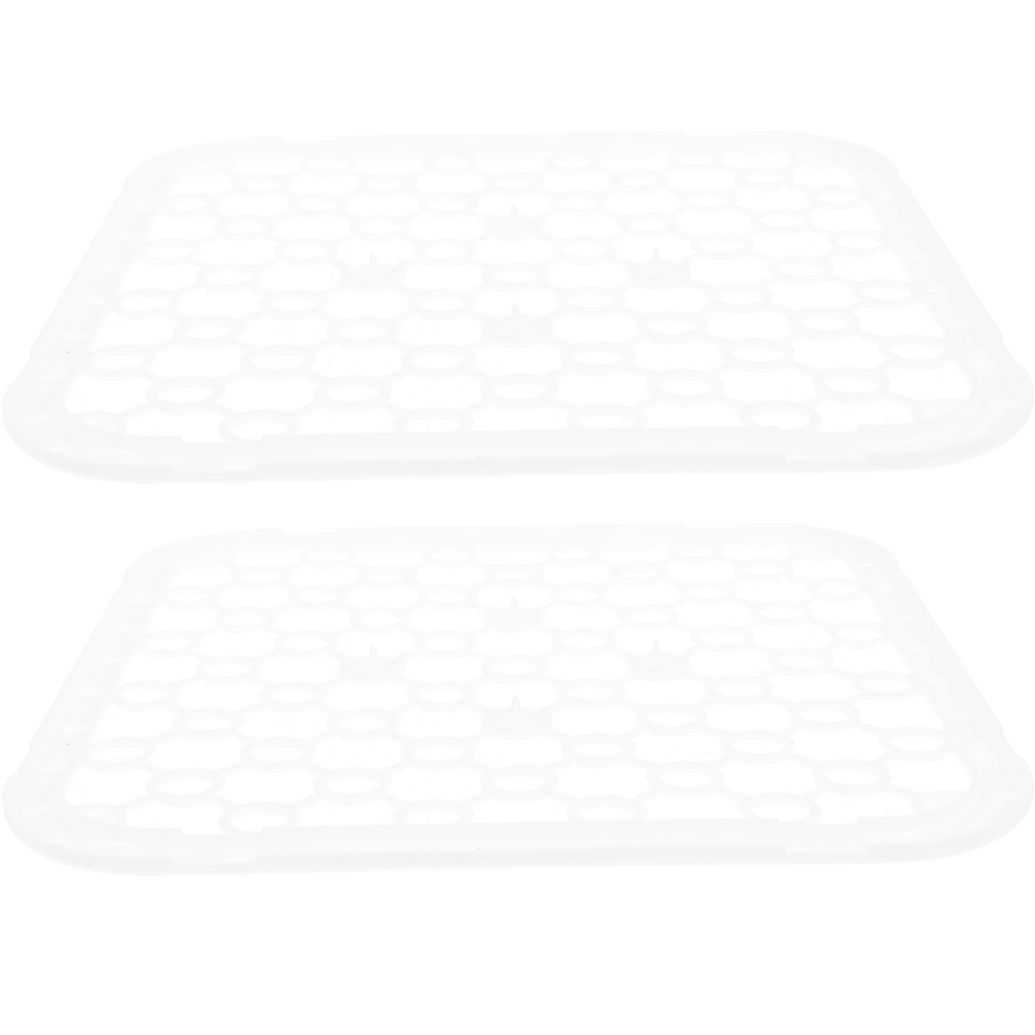 2Pcs Kitchen Sink Bottom Mat Sink Dish Drying Mat Table Mat Quick Draining Pad Kitchen Sink Pad