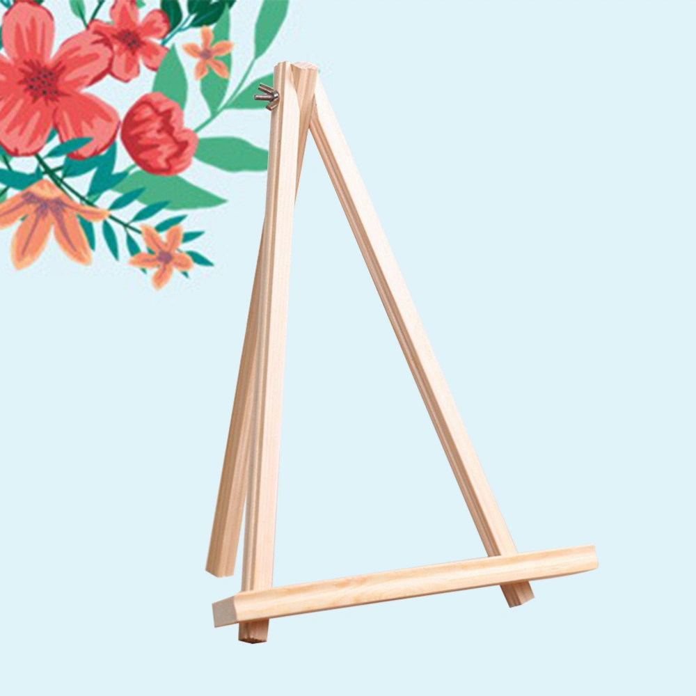 1 Piece Wooden Display Easel Holder Stand Drawing Board Solid Wood Photo Frame Bracket Accessories Tripod Holder Stand for Art Painting (Small Size)