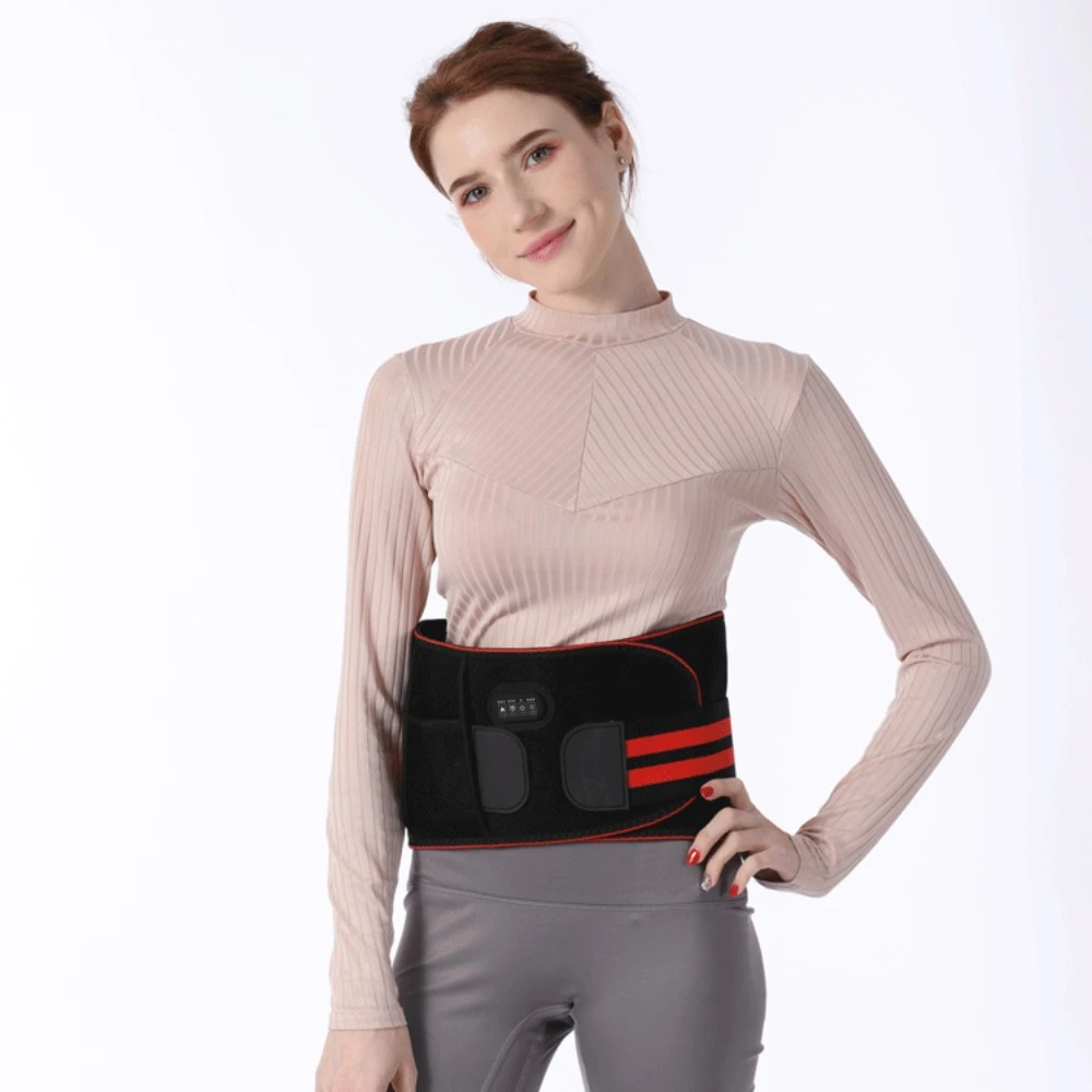 Spontaneous Heating Belt Vibration Physiotherapy Waist Support Usb