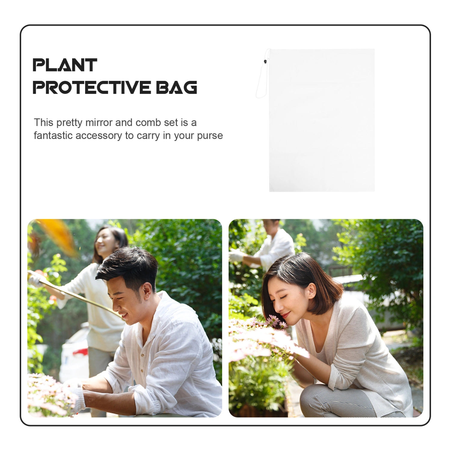 2Pcs Plant Anti-freeze Covers Winter Outdoor Potted Shrubs Protective Bags