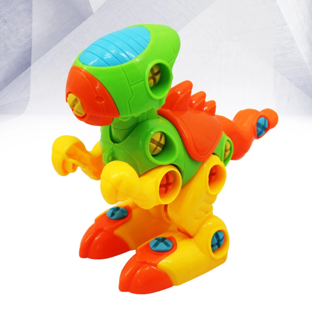 Children Removable Screw Dinosaur Building Toy Nut Combination Disassembly Animals Early Educational Assembly Toys (Tyrannosaurus)