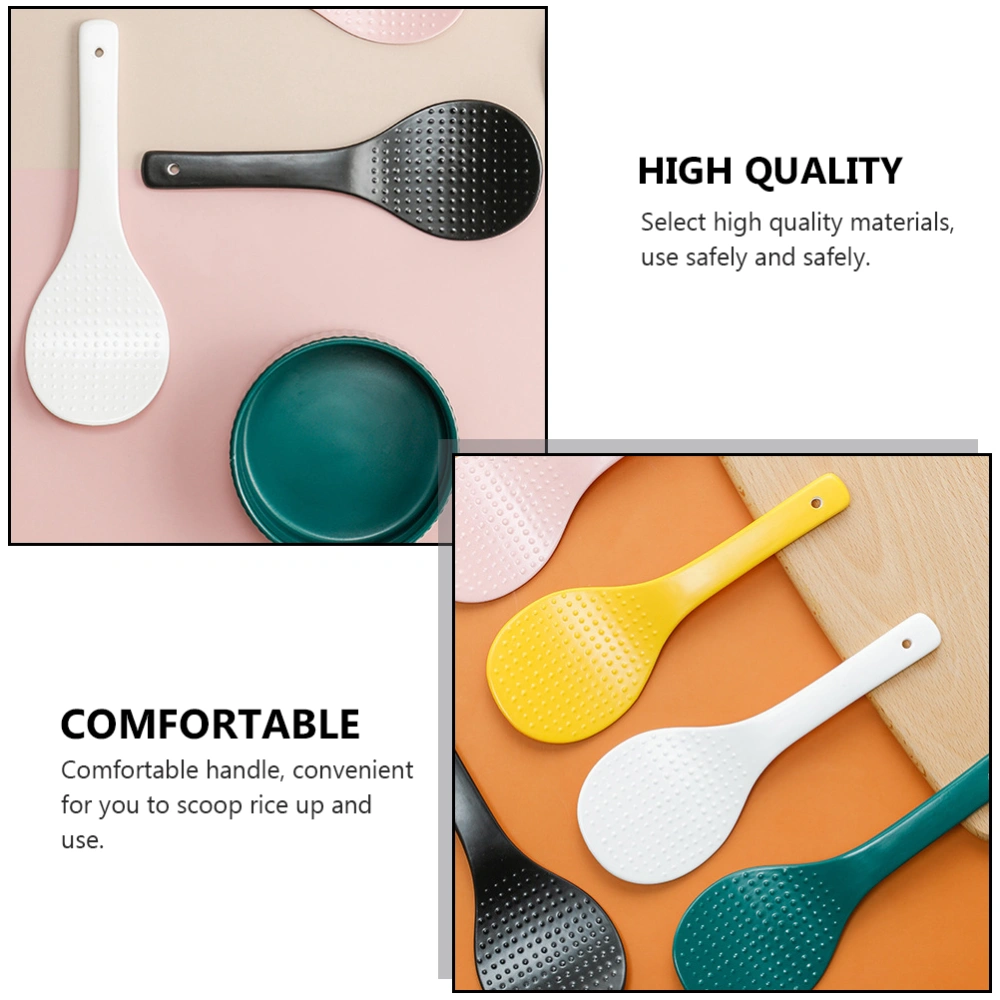 1Pc Simple Style Rice Spoon Delicate Non-stick Spoon for Home Restaurant