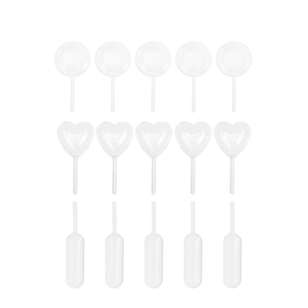 150 Pcs 4ml Disposable Plastic Star Liquid Dropper Pasteur Pipettes Plastic Squeeze Transfer Pipettes Suitable for Chocolate Cupcakes Strawberries