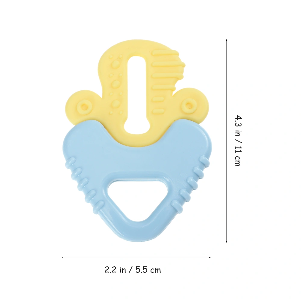 3Pcs Silicone Teething Ring Toy Gum Relief Teether for Baby Infant Toddler