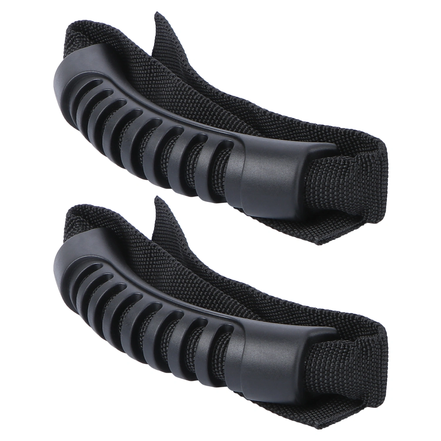 2pcs Kayak Handles Plastic Handle Boat Accessories Canoe Boat Side Handles Safety Stable Handles(Black)