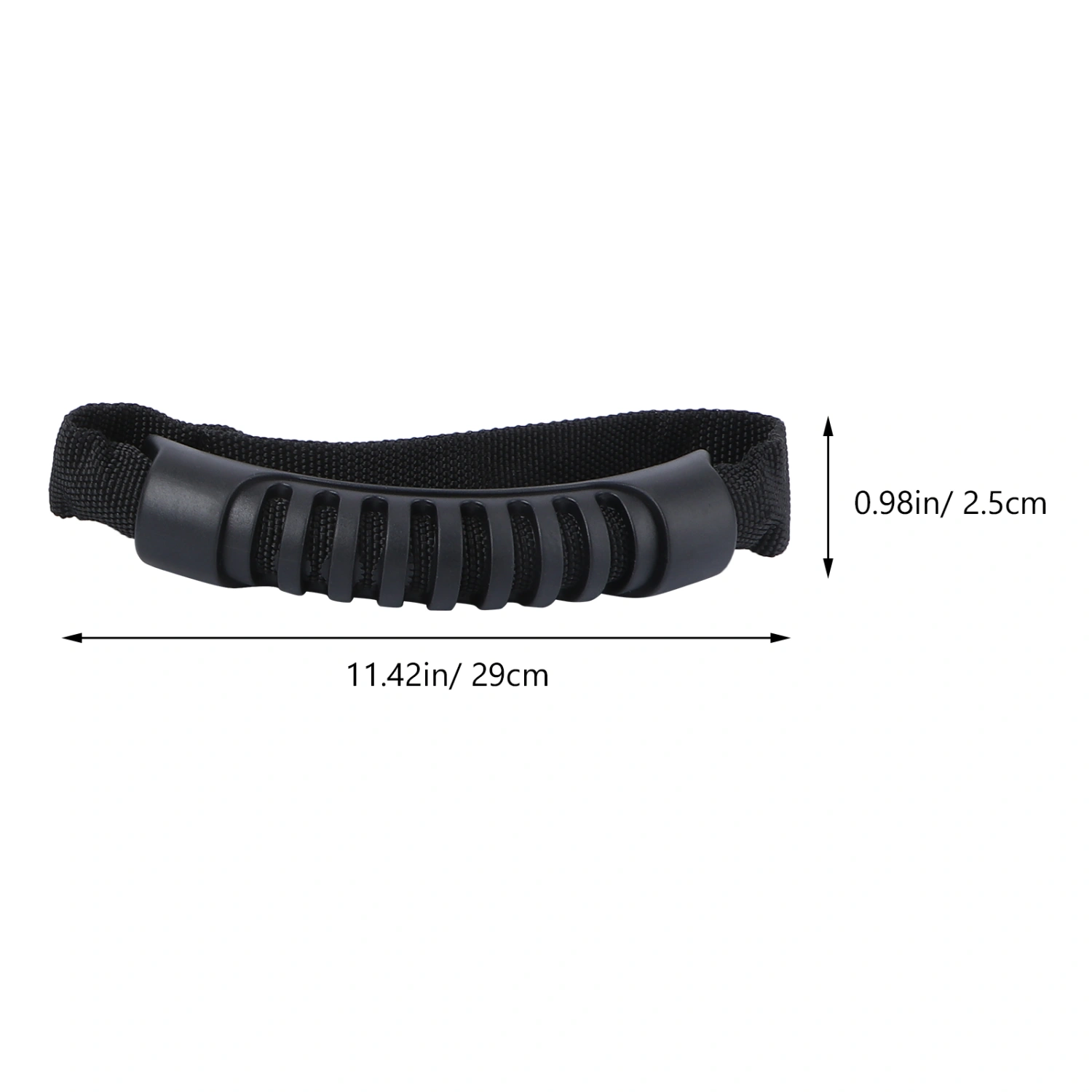 2pcs Kayak Handles Plastic Handle Boat Accessories Canoe Boat Side Handles Safety Stable Handles(Black)